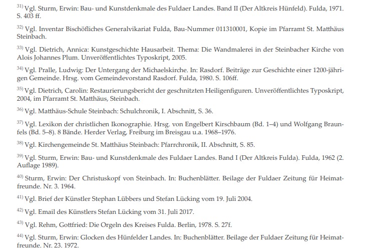 Quellennachweise für übernommene Texte