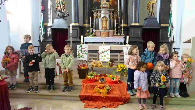 Erntedankfeier der katholischen Kindertagesstätte Eiterfeld