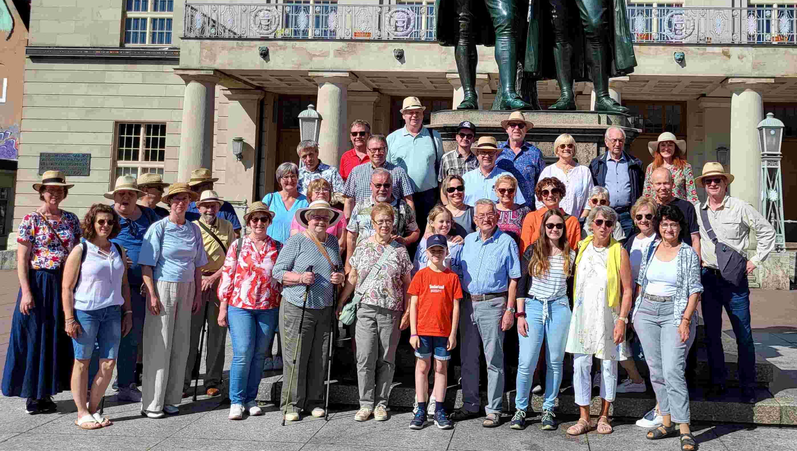 Teilnehmer Fahrt nach Weimar