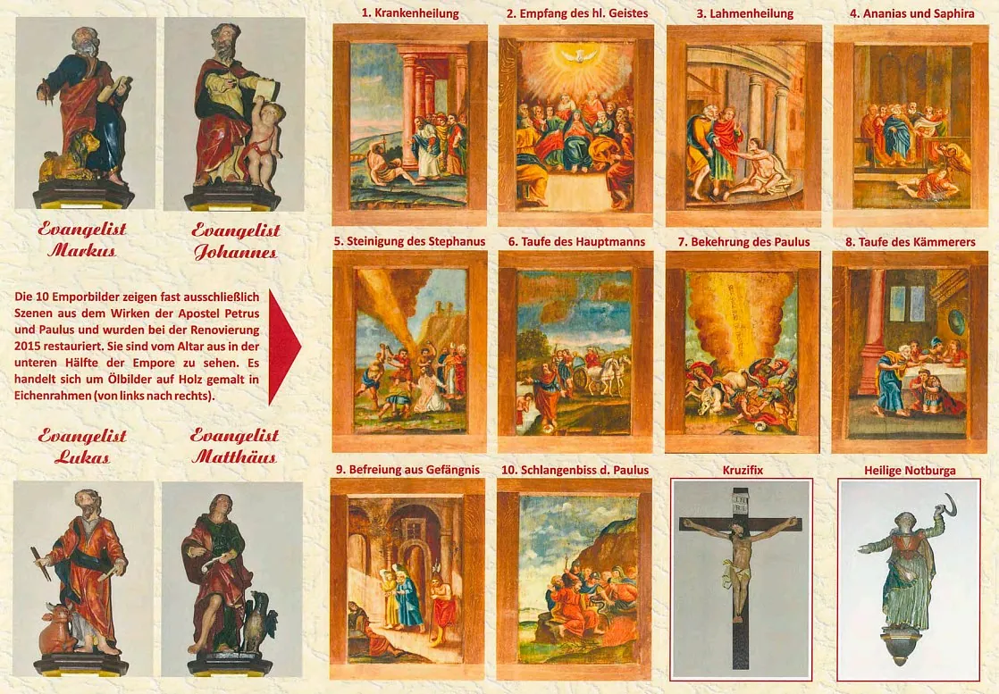 Flyer von der Sankt Anne Kirche in Grüsselbach Seite 2