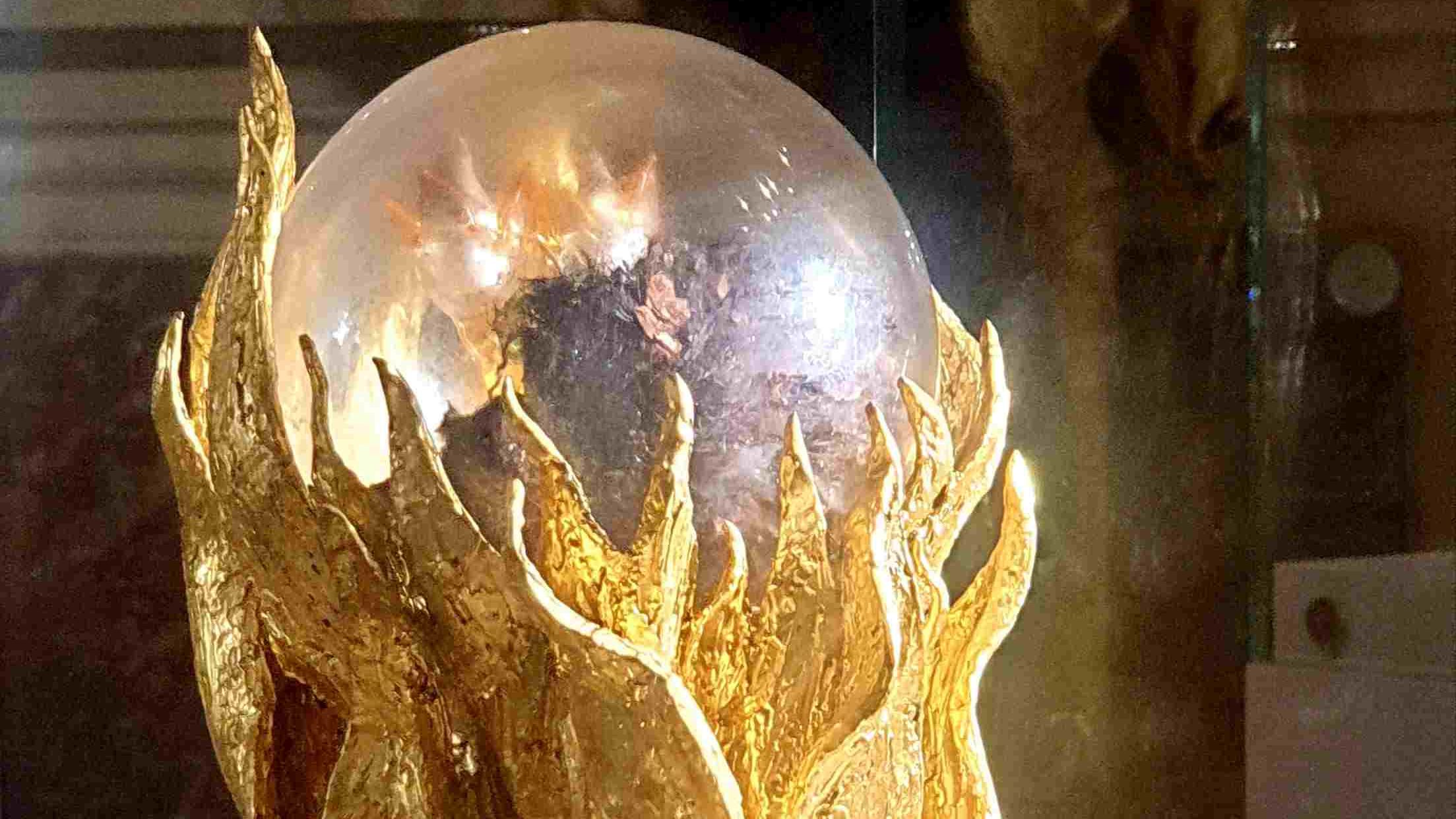 Blick von oben auf den Platz vor dem Petersdom in Rom