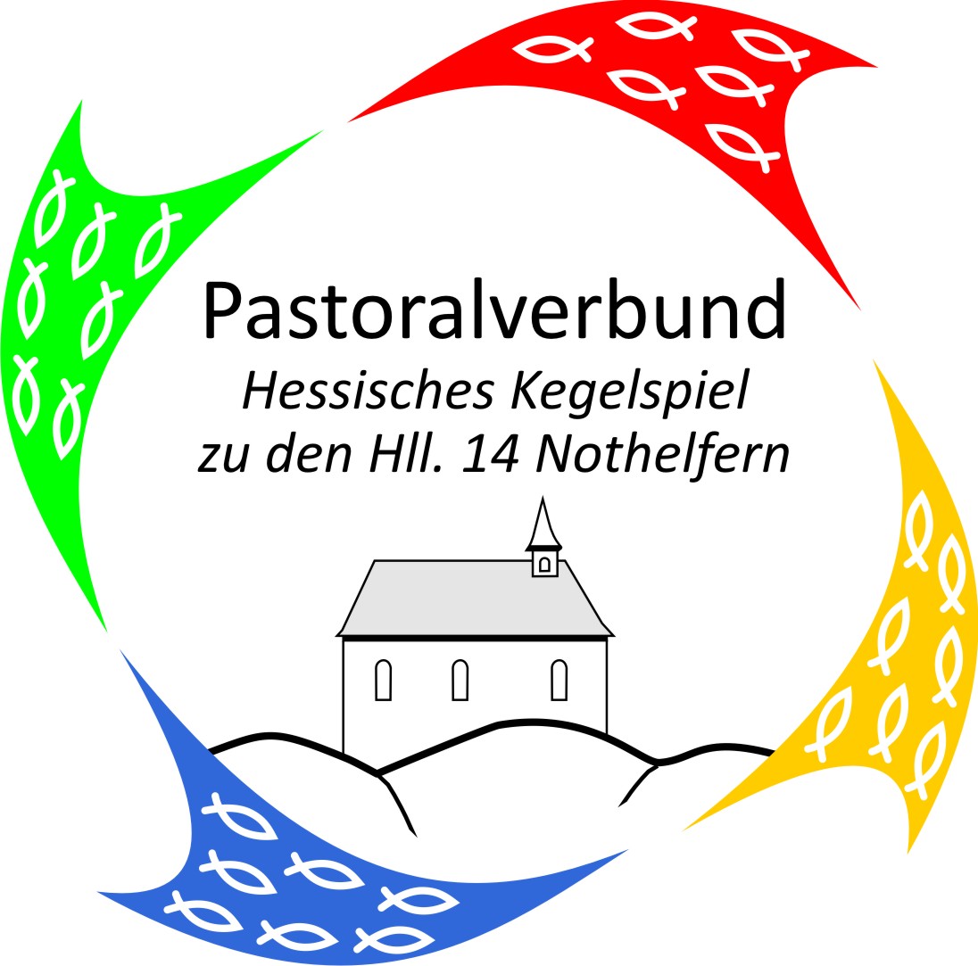 Logo des Pastoralverbundes Hessisches Kegelspiel