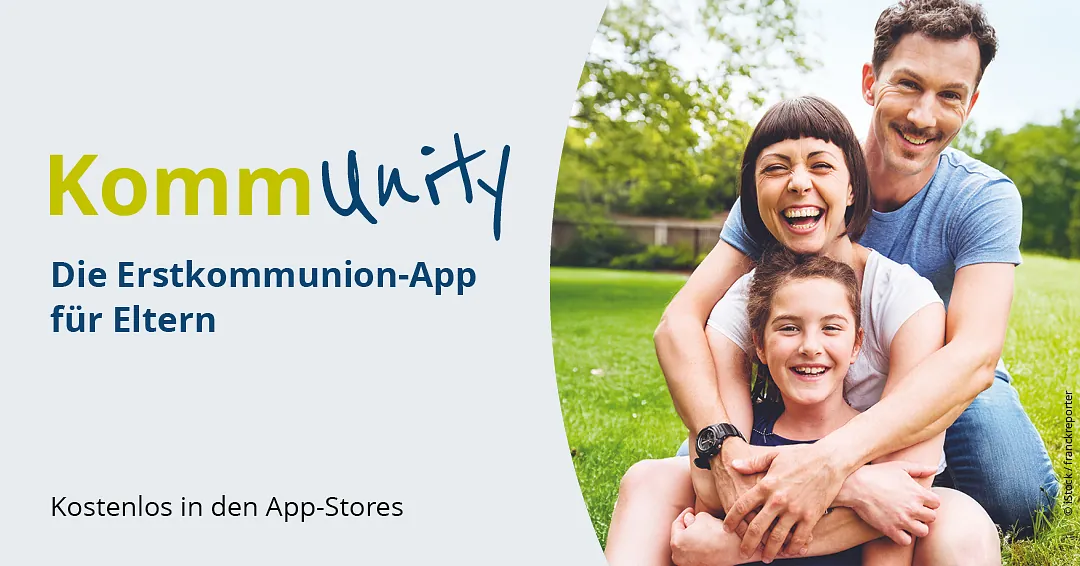 Komm unity - die Erstkommunion App für Eltern