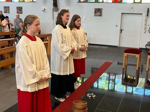 Messdienerverabschiedung Steinbach