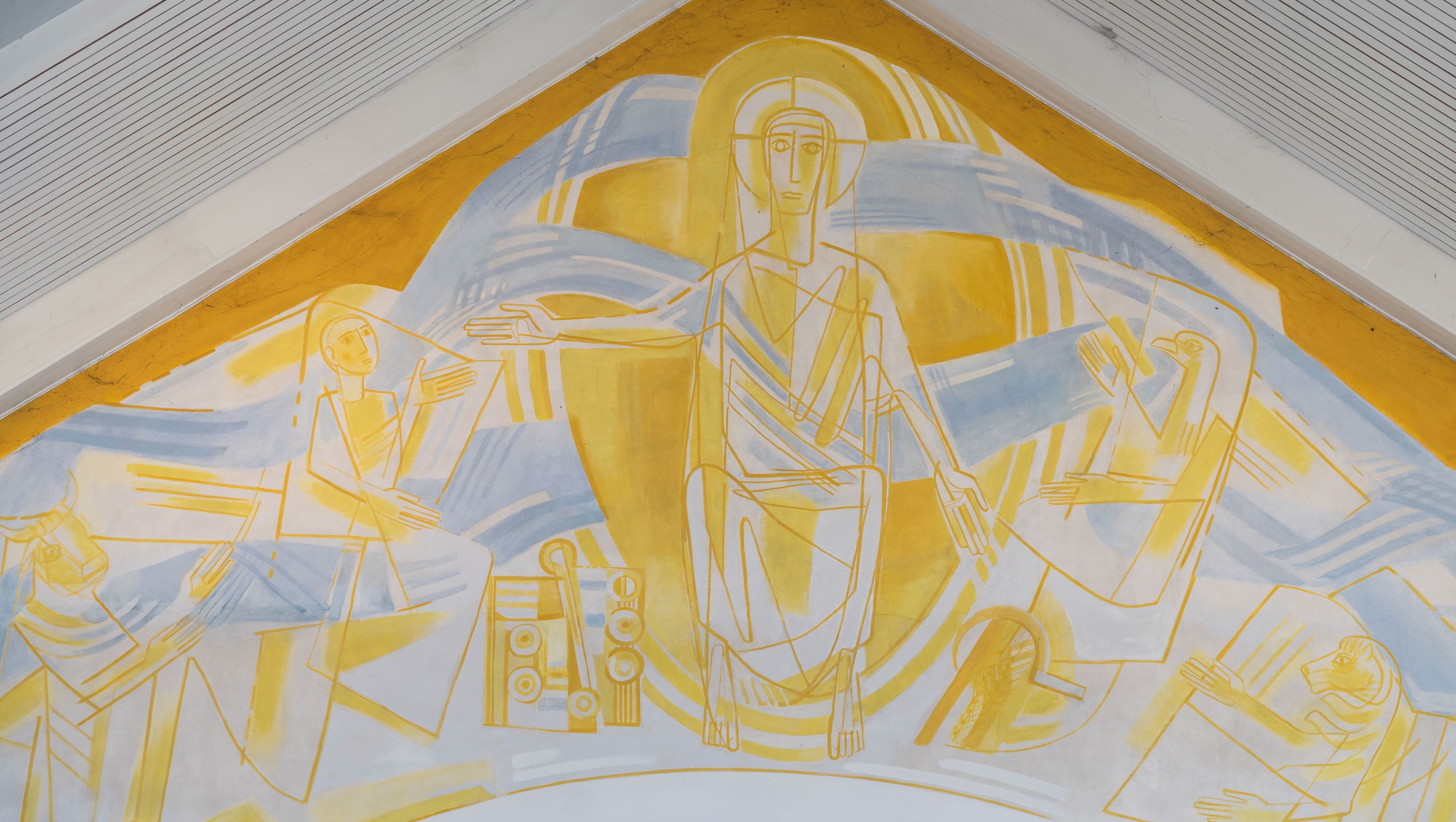 Darstellung auf dem Chorbogen