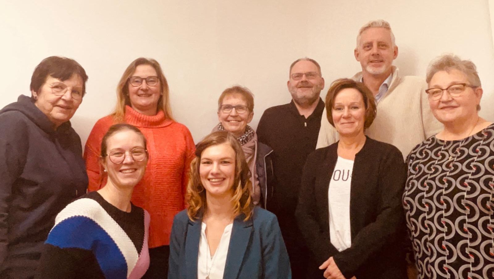 Das Bild zeigt die Mitglieder des Pfarrgemeinderates von Rasdorf